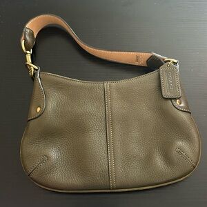 Authentic camo green Coach shoulder bag